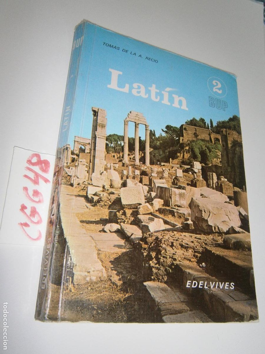 Libros de segunda mano: ANTIGUO LIBRO DE TEXTO - LATIN 2&ordm; BUP - Foto 1