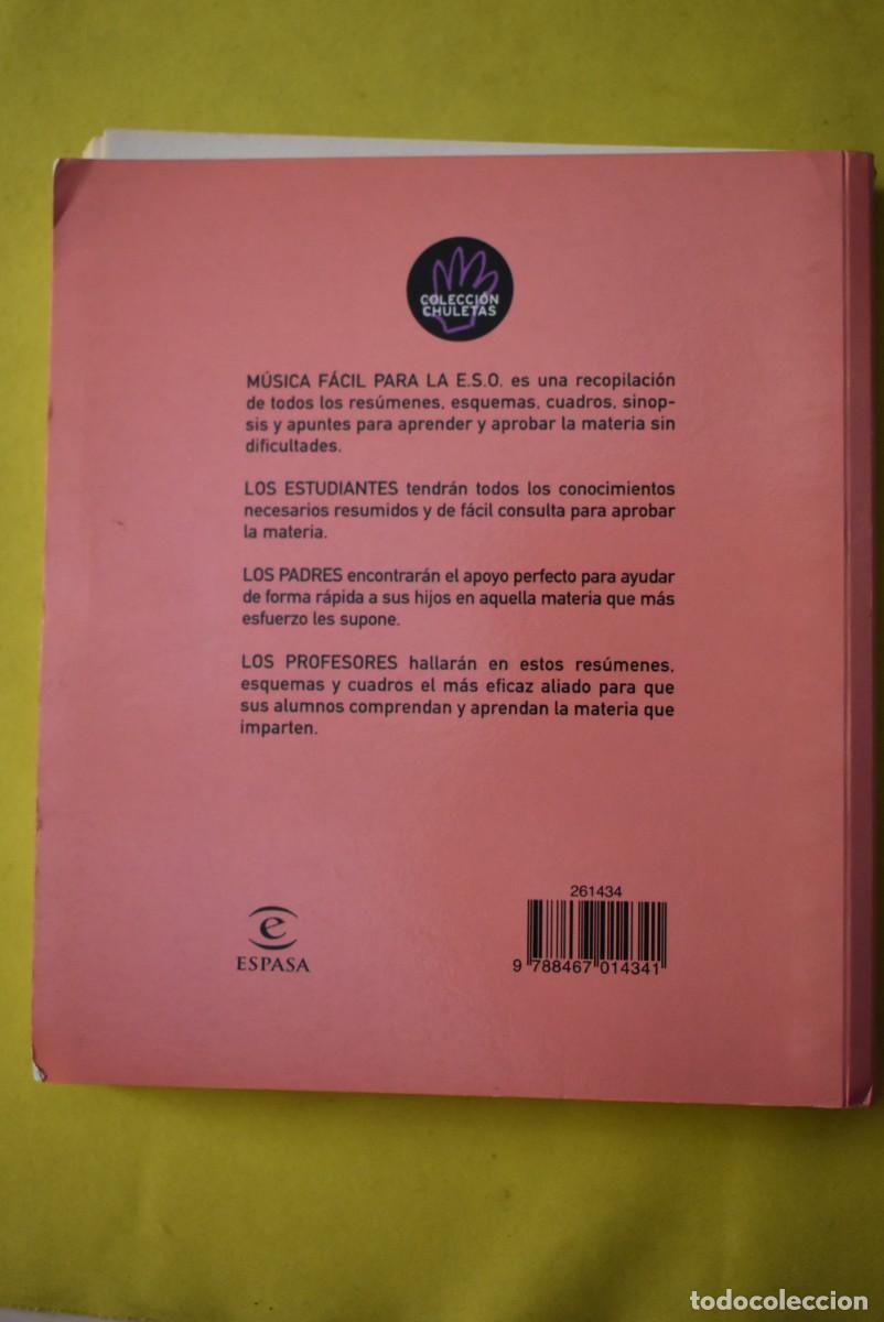Libros de segunda mano: Libro de testo. 1&ordm; ESO. M&uacute;sica f&aacute;cil. Editorial Espasa - Foto 5