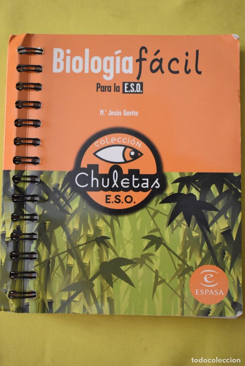 Libros de segunda mano: Libro de testo. 1&ordm; ESO. Biolog&iacute;a f&aacute;cil. Editorial Espasa - Foto 1