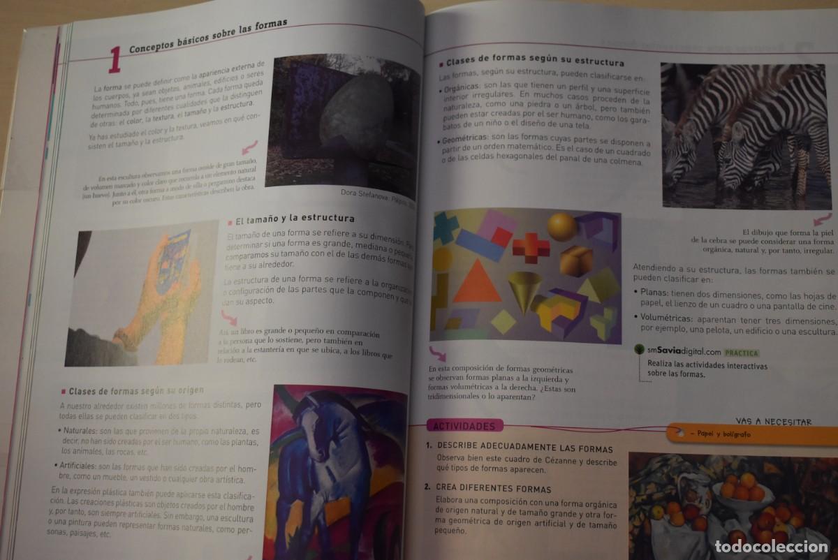 Libros de segunda mano: Libro de texto. 1&ordm; ESO. Educaci&oacute;n pl&aacute;stica, visual y audiovisual. Editorial SM - Foto 4