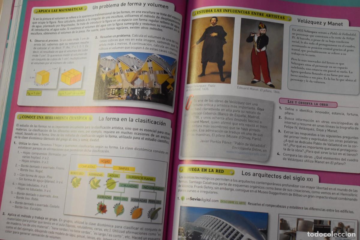 Libros de segunda mano: Libro de texto. 1&ordm; ESO. Educaci&oacute;n pl&aacute;stica, visual y audiovisual. Editorial SM - Foto 5