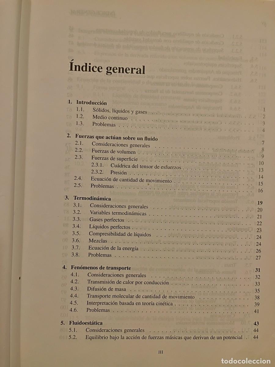 Libros de segunda mano: Mec&aacute;nica de Fluidos | 2006 Thomson - Foto 3
