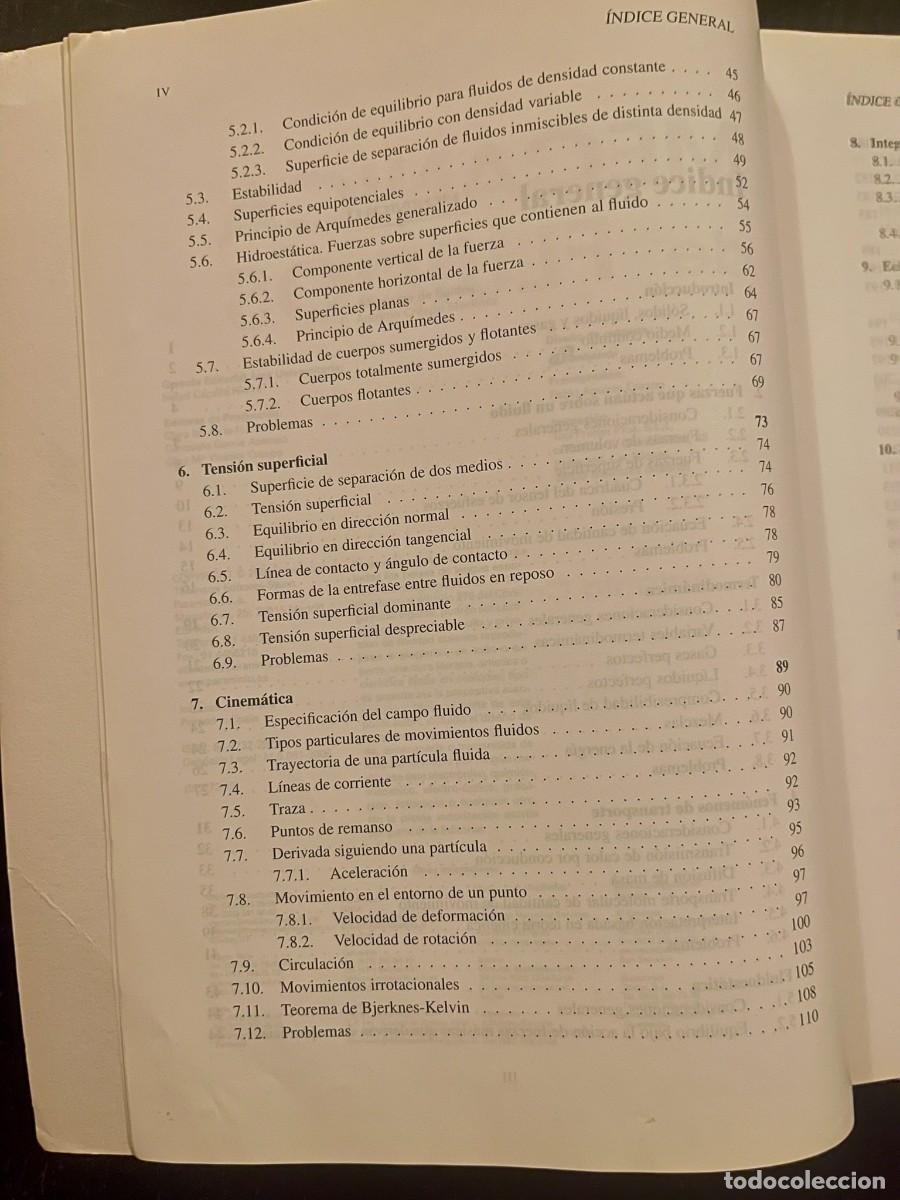 Libros de segunda mano: Mec&aacute;nica de Fluidos | 2006 Thomson - Foto 4