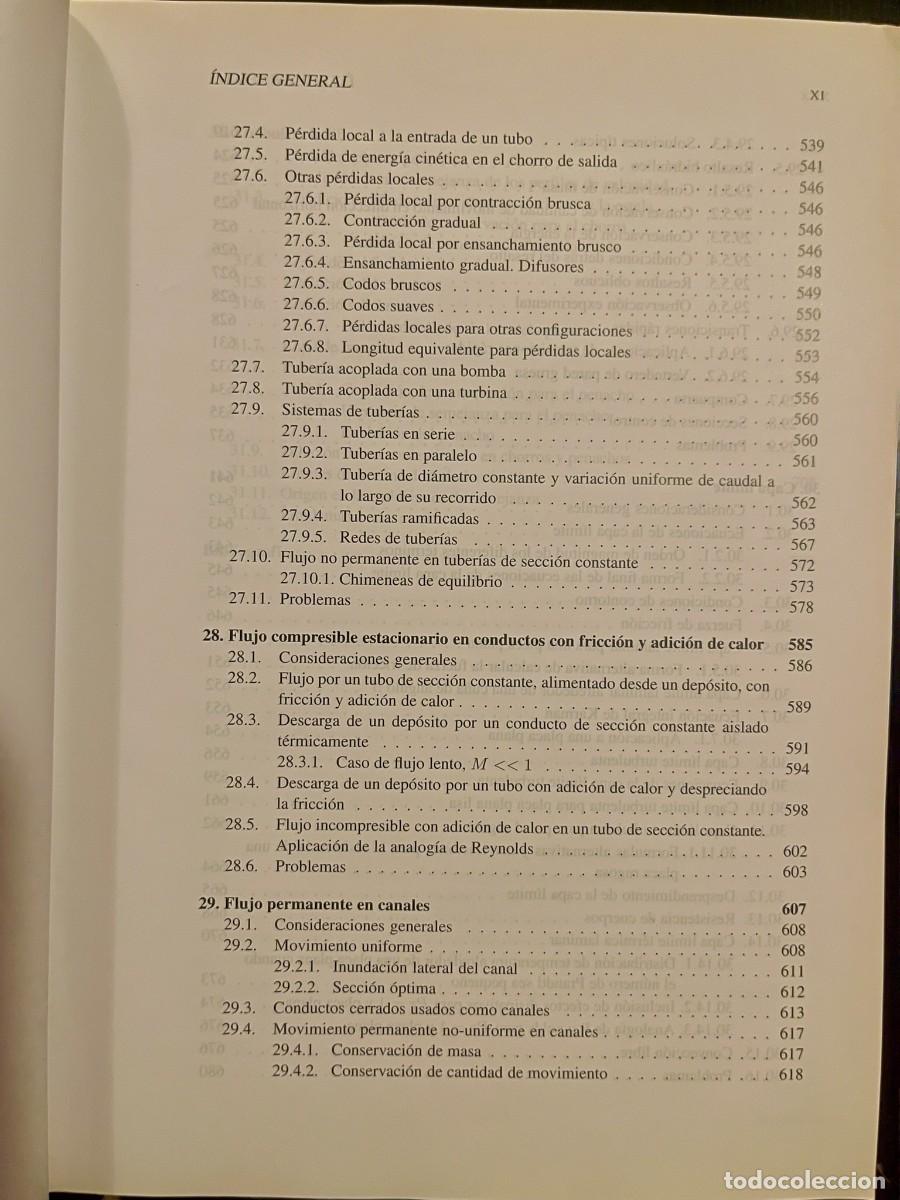 Libros de segunda mano: Mec&aacute;nica de Fluidos | 2006 Thomson - Foto 11