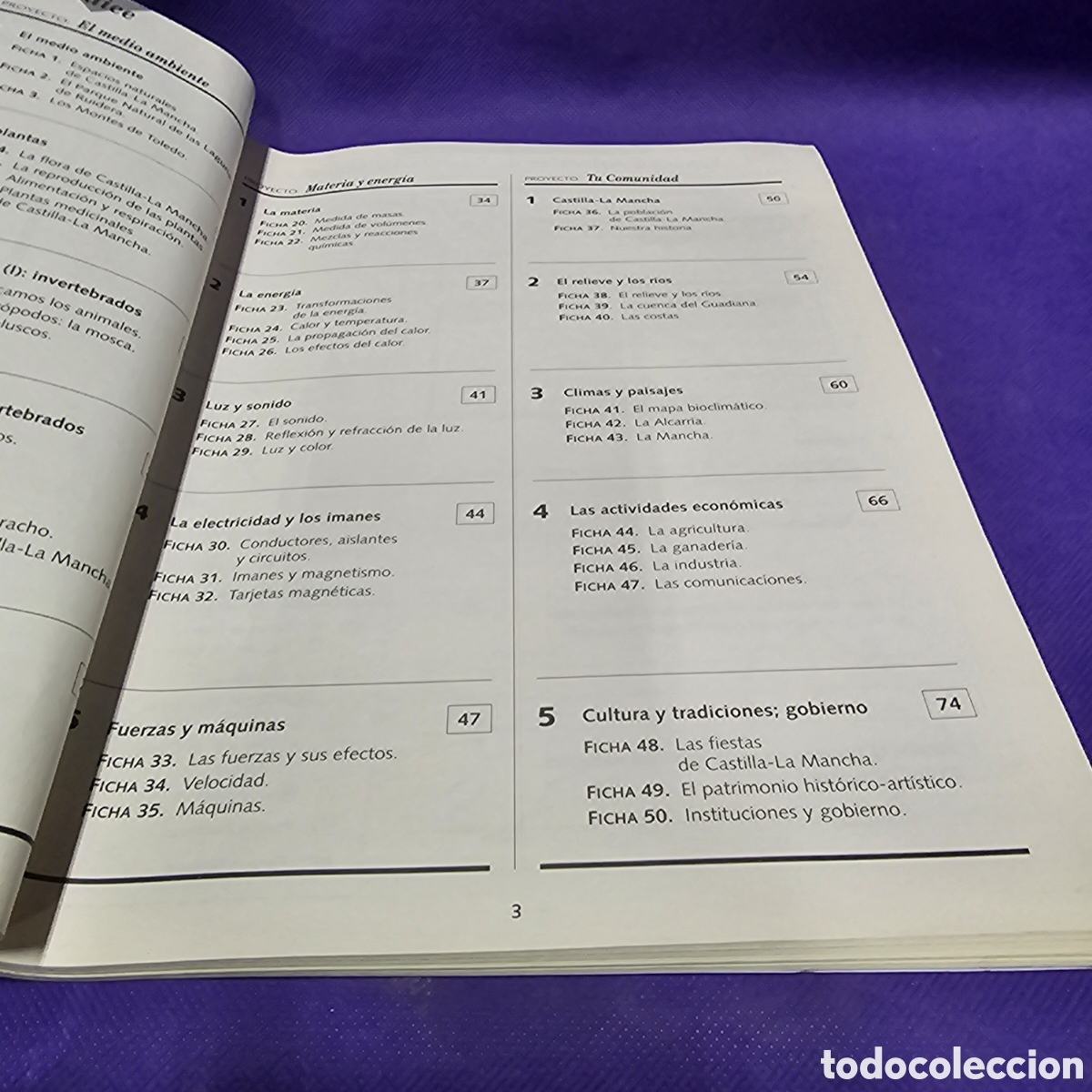 Libros de segunda mano: conocimiento del medio castilla la mancha 5&ordm; - Foto 2