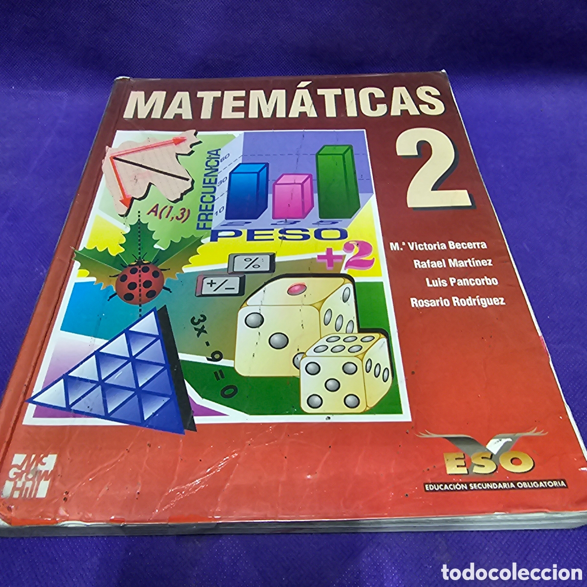 Libros de segunda mano: matematicas 2 eso mc graw hill - Foto 1