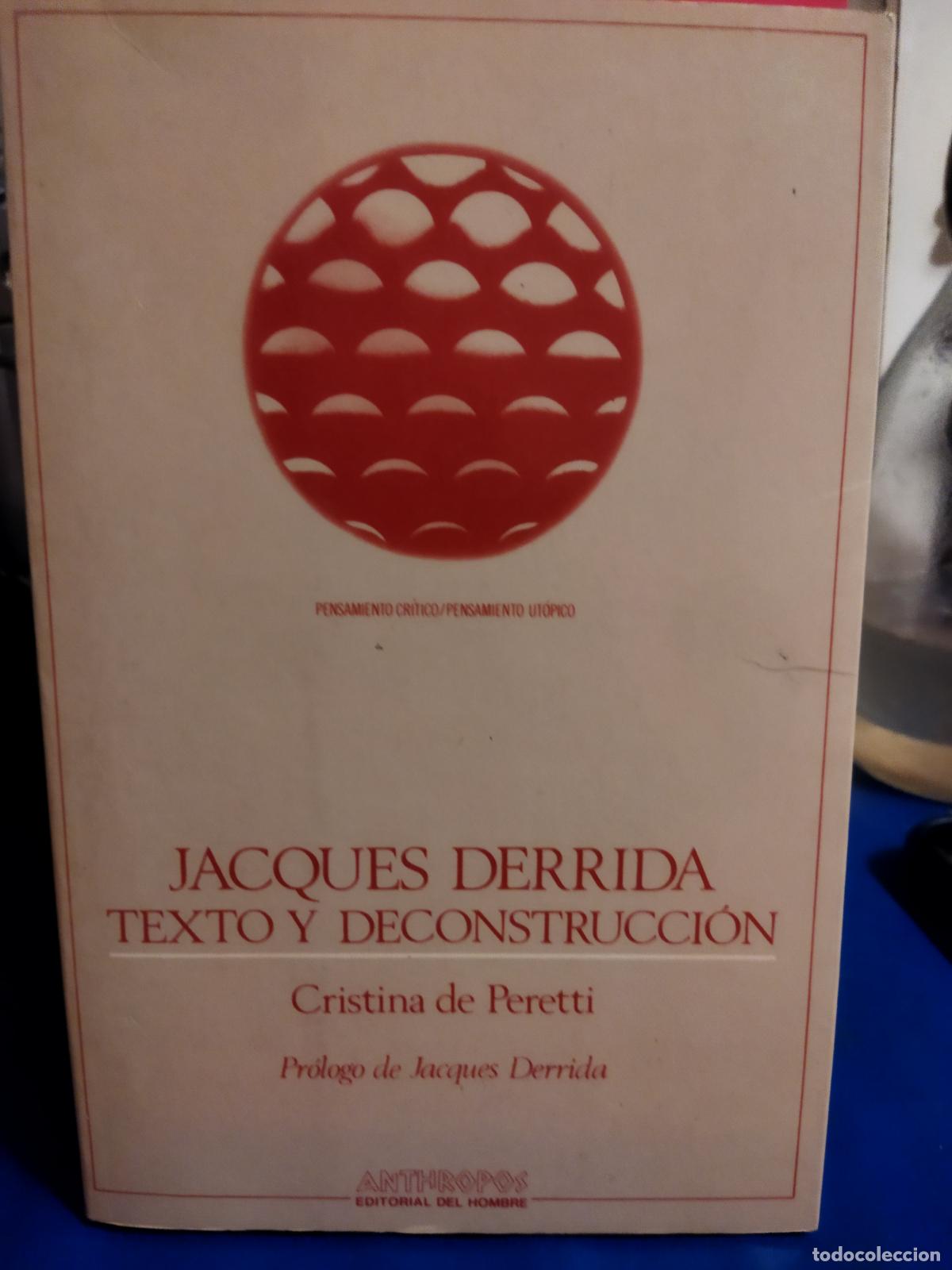 Libros de segunda mano: Texto y Deconstrucci&oacute;n Jacques Derrida - Foto 1