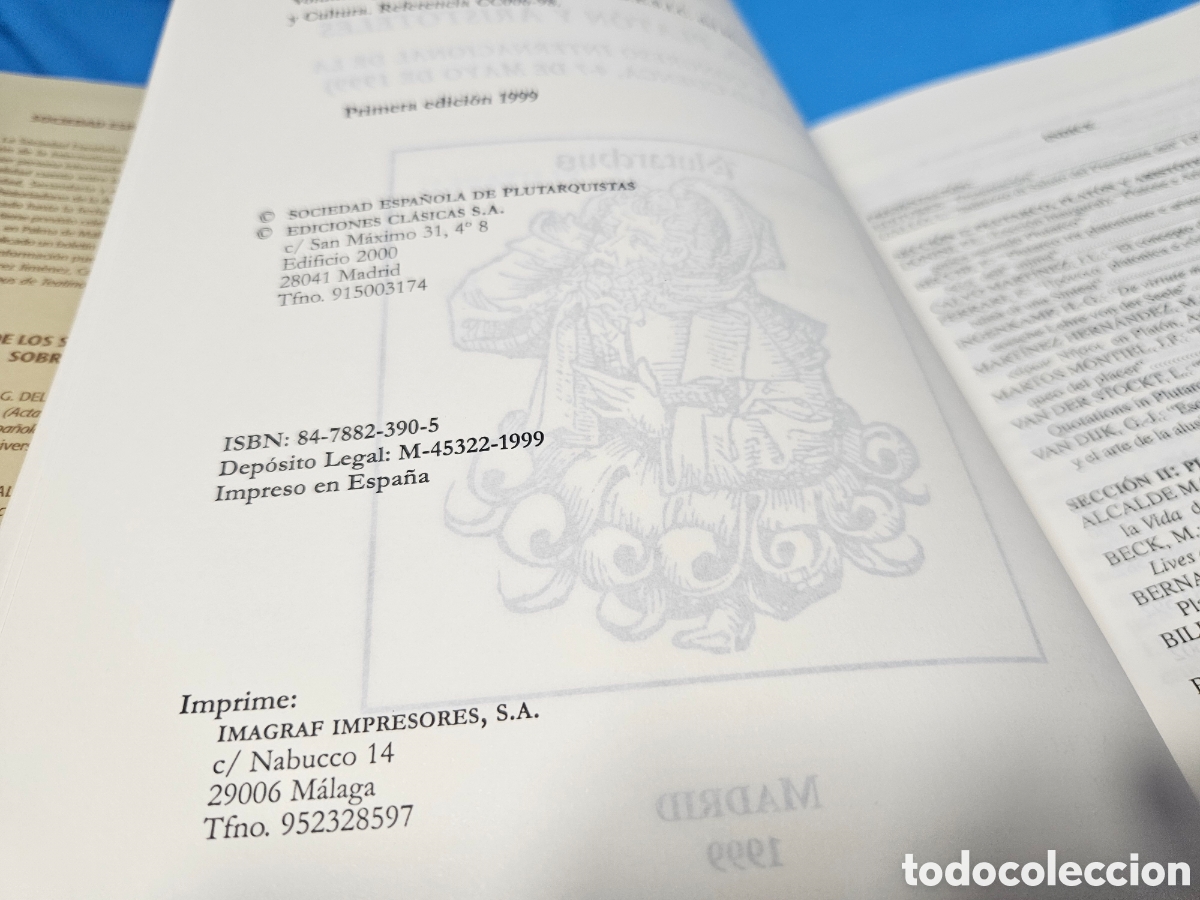 Libros de segunda mano: PLUTARCO, PLATON Y ARISTOTELES - Foto 3