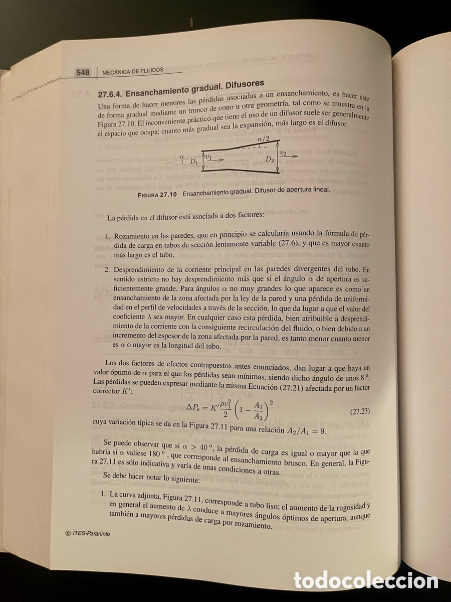 Libros de segunda mano: Mec&aacute;nica de Fluidos | 2006 Thomson - Foto 15