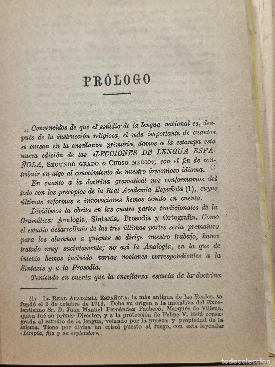 Libros de segunda mano: Libro &rdquo;Gram&aacute;tica Espa&ntilde;ola&rdquo; (Segundo Grado) Ed. Bru&ntilde;o, Madrid 1957 - Foto 4