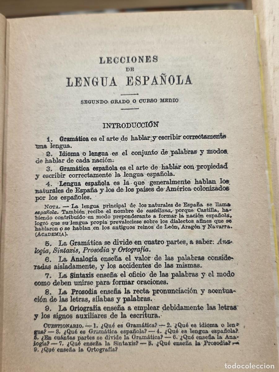 Libros de segunda mano: Libro &rdquo;Gram&aacute;tica Espa&ntilde;ola&rdquo; (Segundo Grado) Ed. Bru&ntilde;o, Madrid 1957 - Foto 5