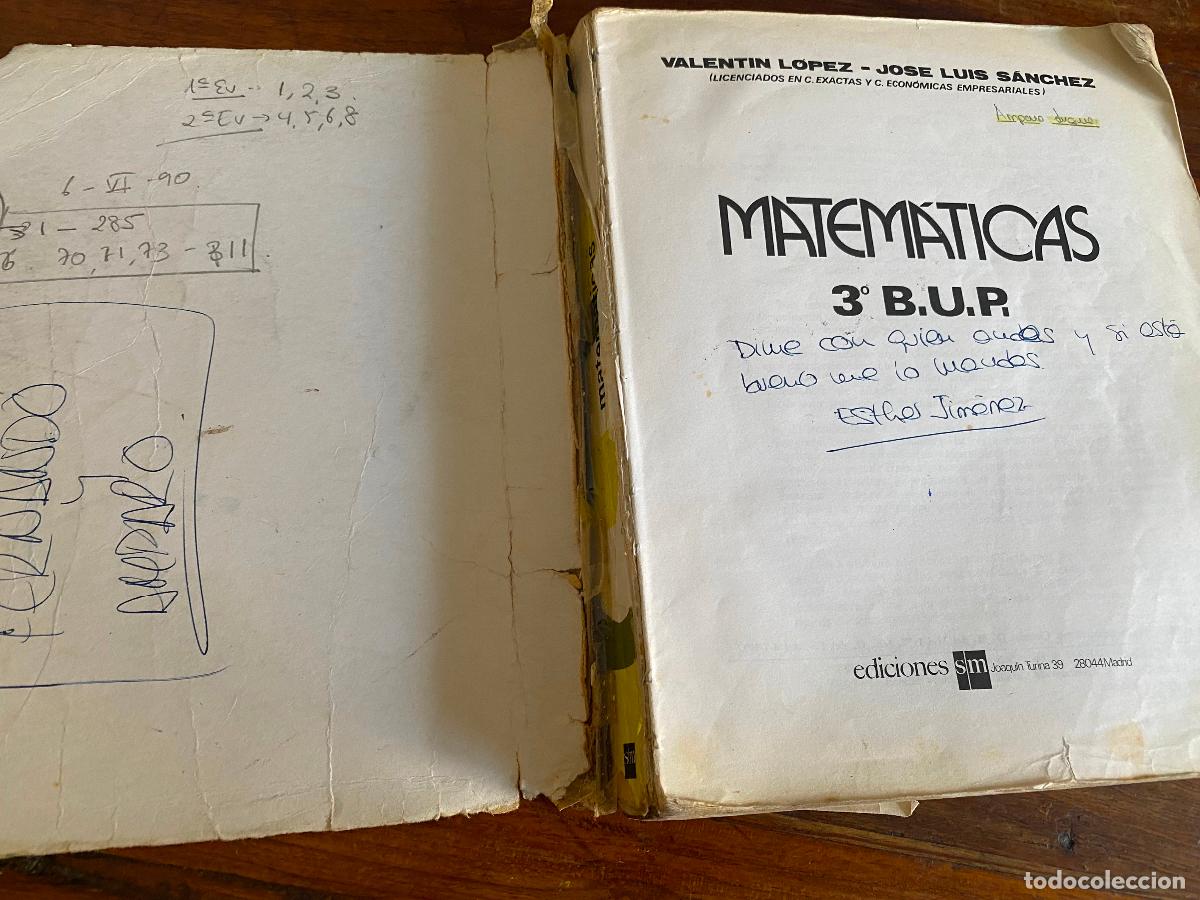 Libros de segunda mano: MATEMATICAS 3 BACHILLERATO SM - Foto 3