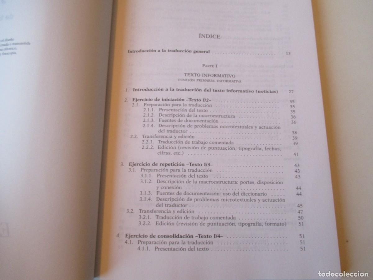 Libros de segunda mano: PILAR ELENA El traductor y el texto (curso b&aacute;sico) W36938 - Foto 2