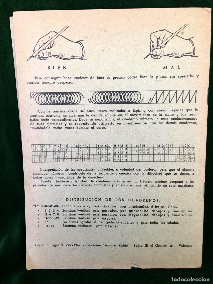 Libros de segunda mano: Lote de 2 cuadernillos de caligraf&iacute;a Rubio - Foto 4