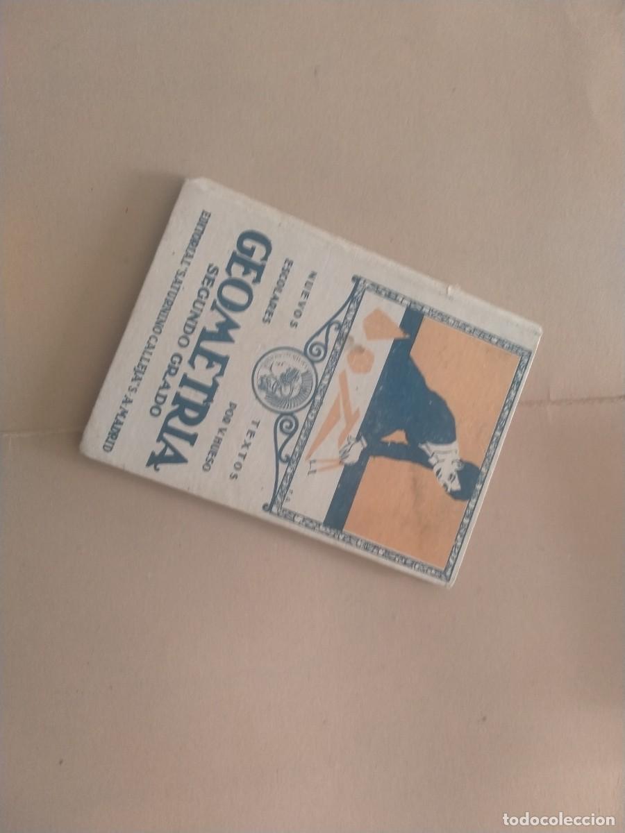 Libros de segunda mano: libro de geometria de saturnino calleja - Foto 1