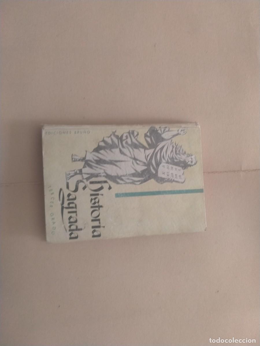 Libros de segunda mano: libro de colegio historia sagrada ediciones bru&ntilde;o - Foto 1