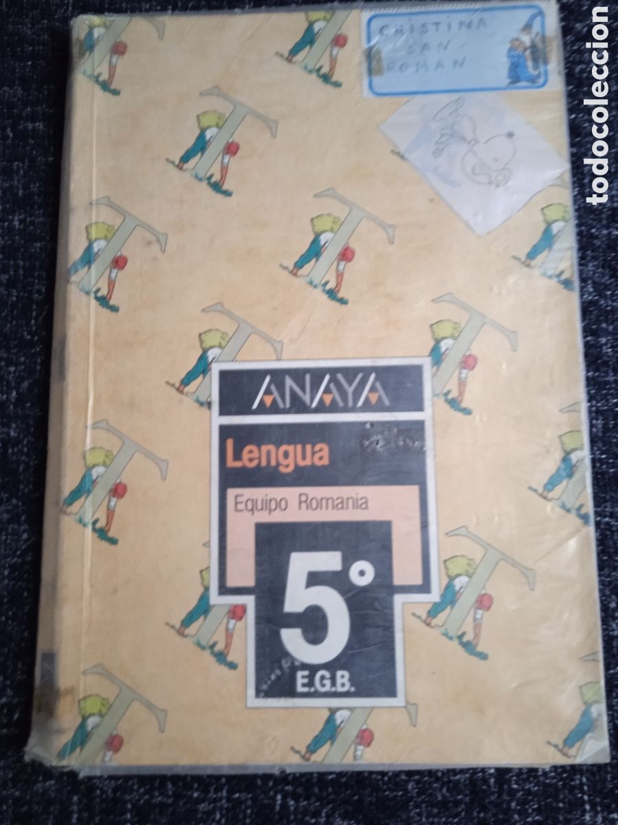 Libros de segunda mano: LENGUA 5&ordm; EQUIPO ROMANIA 5 -ED. ANAYA A&Ntilde;OS 80