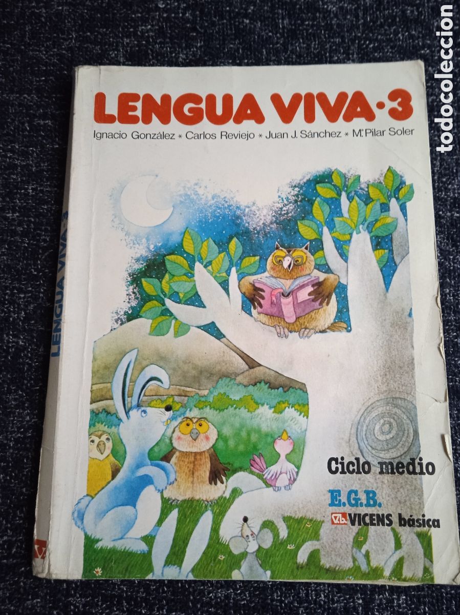 Libros de segunda mano: LENGUA VIVA 3 EGB CICLO MEDIO - EDITORIAL VICENS-B&Aacute;SICA -A&Ntilde;OS 80