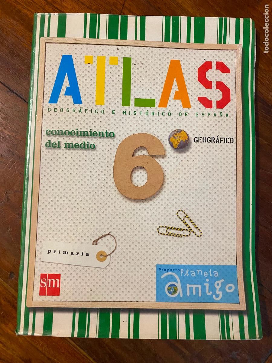 Libros de segunda mano: atlas geografico e historico 6 primaria sm - Foto 1