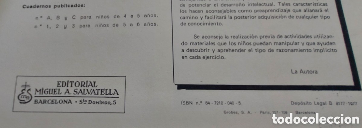 Libros de segunda mano: Concepci&oacute;n Roca Bar&oacute;. Multitest 2 de Editorial Miguel A. Salvatella 1977 - Foto 3