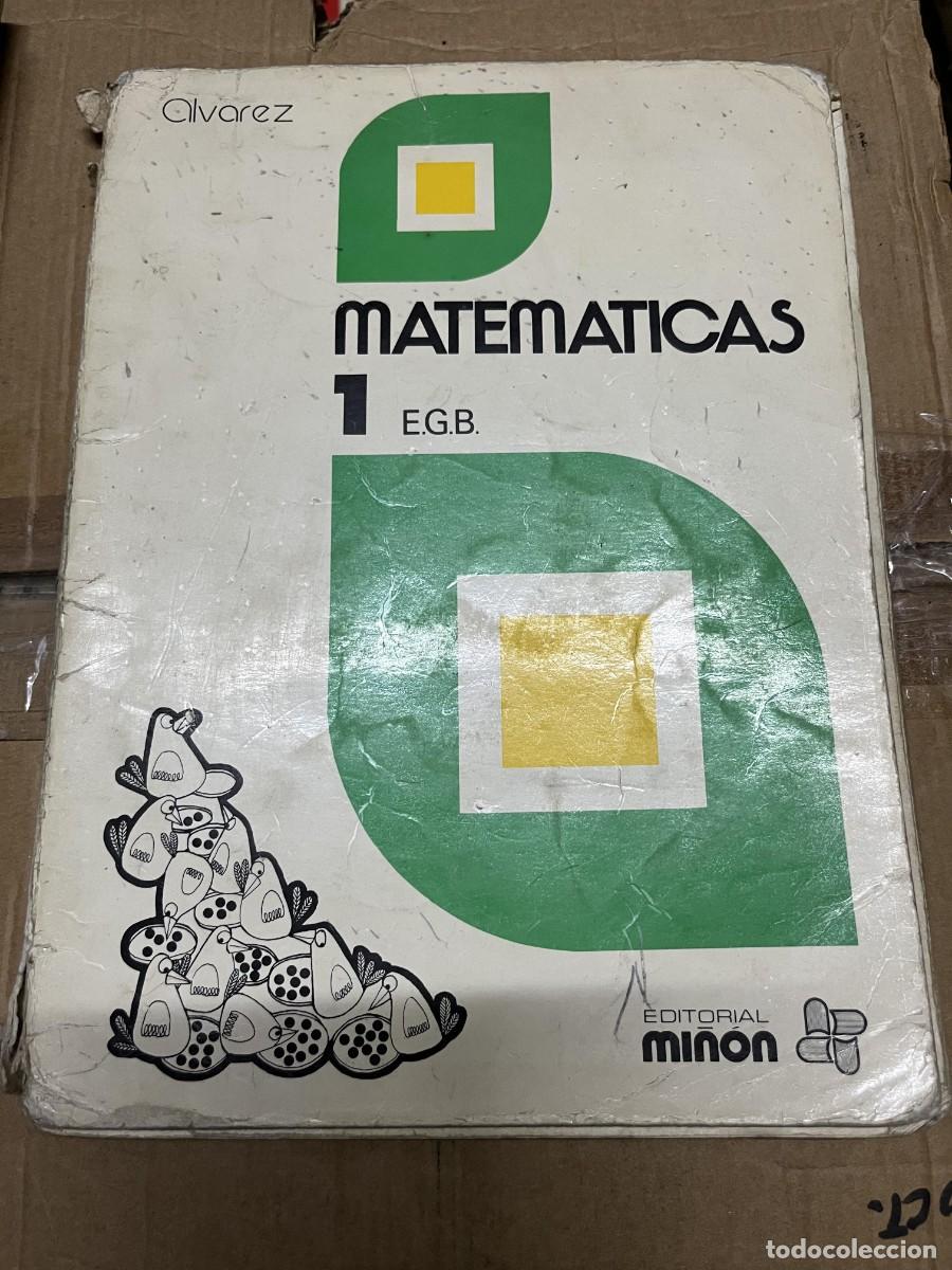 Libros de segunda mano: LIBRO DE TEXTO MATEMATICAS 1&ordm; EGB EDITORIAL MI&Ntilde;ON ALVAREZ 1977 - Foto 1
