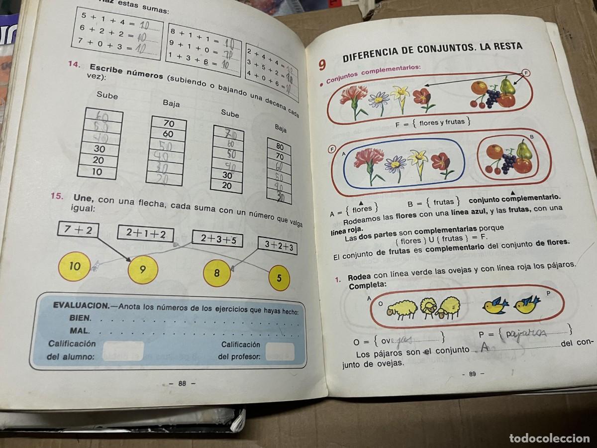 Libros de segunda mano: LIBRO DE TEXTO MATEMATICAS 1&ordm; EGB EDITORIAL MI&Ntilde;ON ALVAREZ 1977 - Foto 6