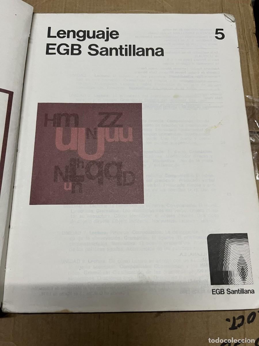 Libros de segunda mano: LIBRO DE TEXTO LENGUAJE SANTILLANA 5&ordm; EGB 1976 - Foto 2