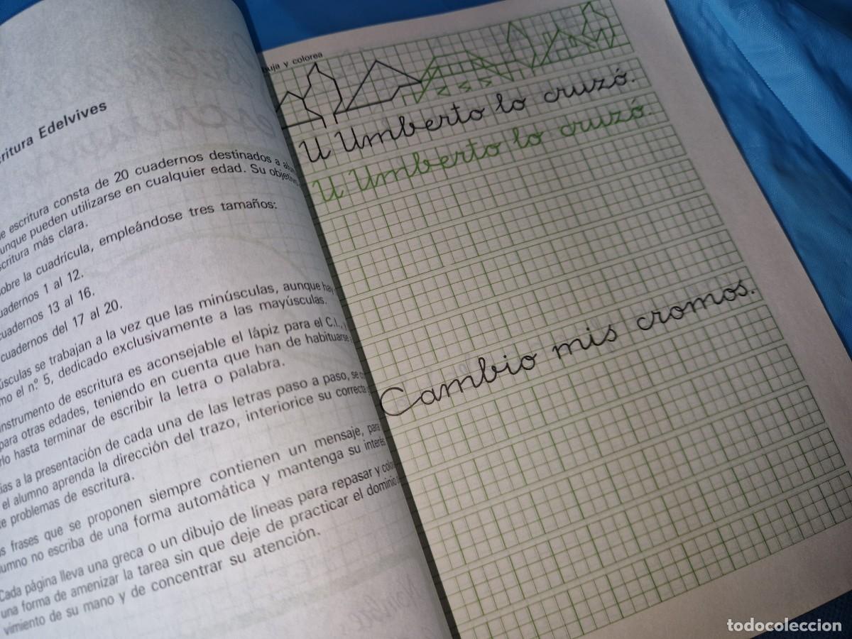 Libros de segunda mano: CUADERNO SISTEMA DE ESCRITURA DE EDELVIVES - Foto 2