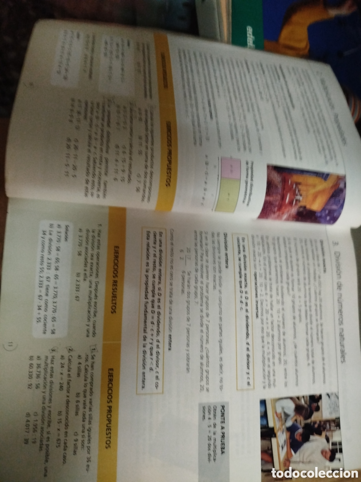 Libros de segunda mano: Matem&aacute;ticas secundaria santillana. 1 eso. - Foto 3