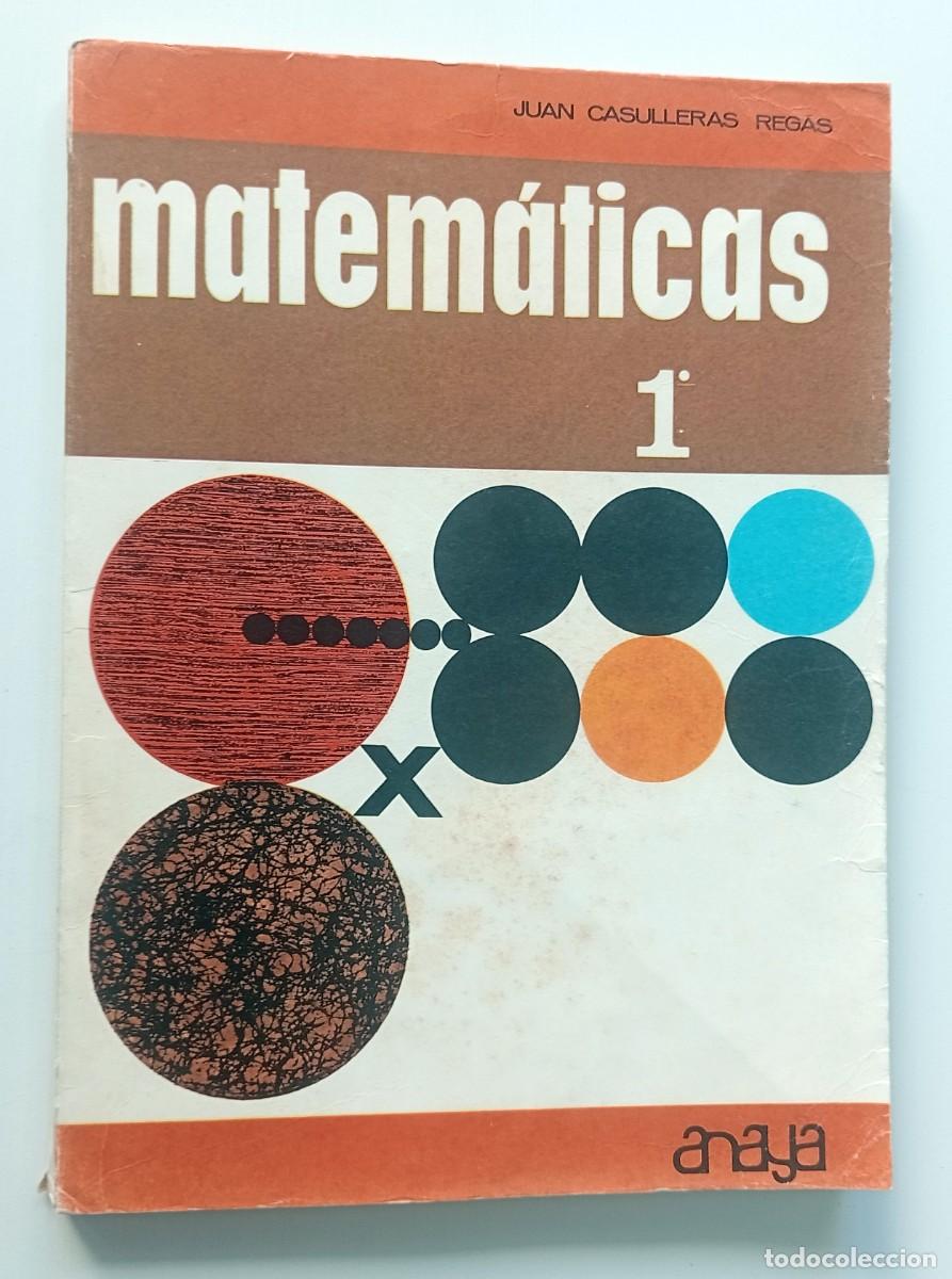 Libros de segunda mano: LIBRO DE TEXTO MATEM&Aacute;TICAS 1&ordm; BACHILLER - Foto 1
