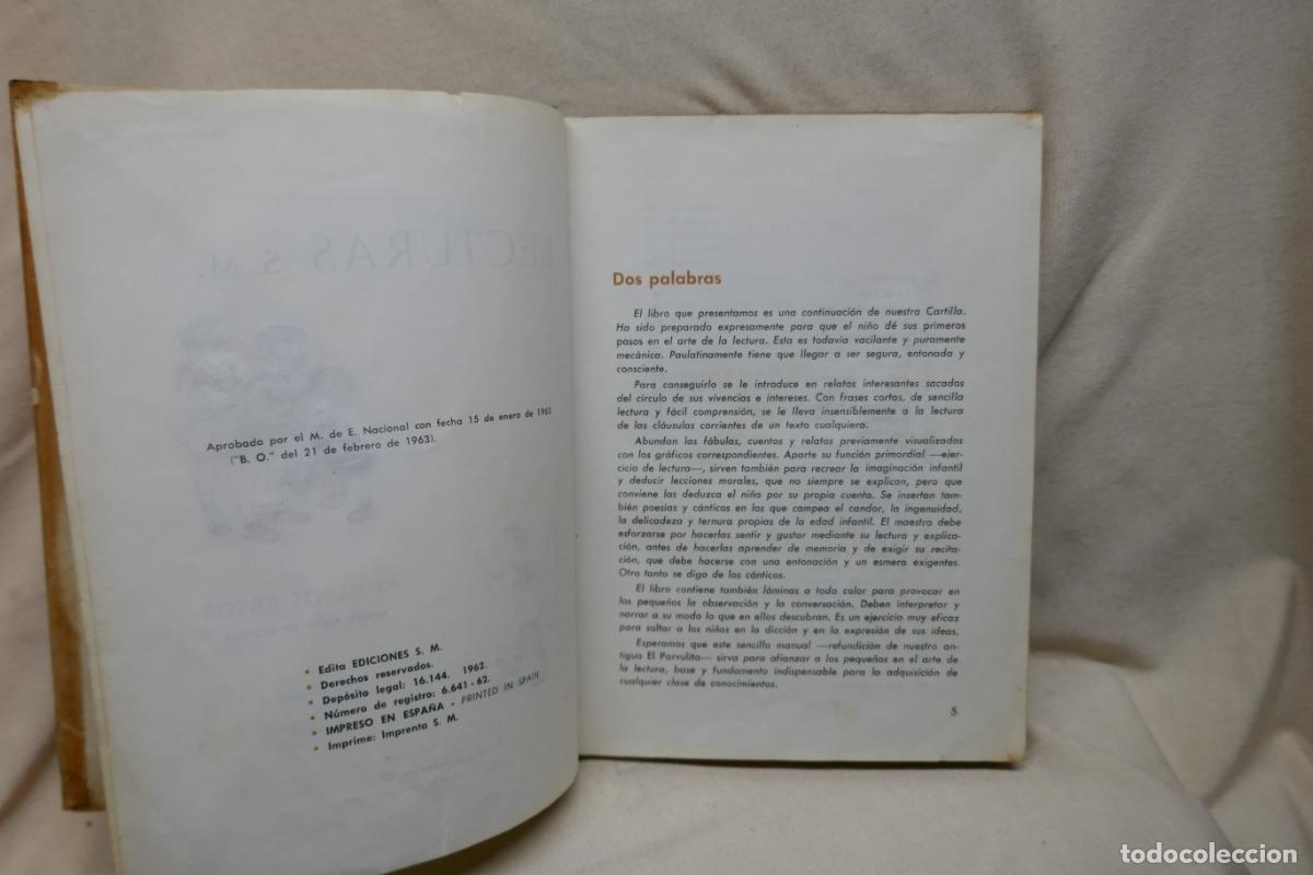 Libros de segunda mano: Lecturas Primeros Pasos ( Primer Libro de Lectura ) Ediciones S. M. - Foto 10