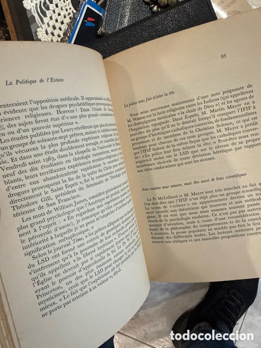 Libros de segunda mano: La pol&iacute;tique de l&rsquo;extase - Foto 2