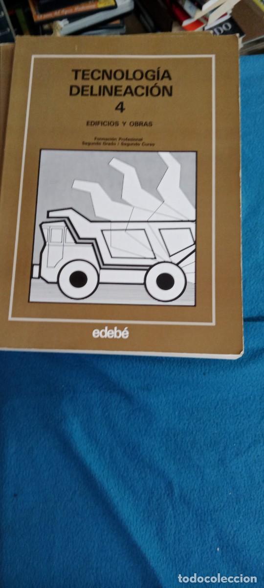 Libros de segunda mano: TECNOLOG&Iacute;A DELINEACI&Oacute;N 4 EDIFICIOS Y OBRAS FP SEGUNDO GRADO SEGUNDO CURSO - EDEB&Eacute; LIBRO M-RES - Foto 1