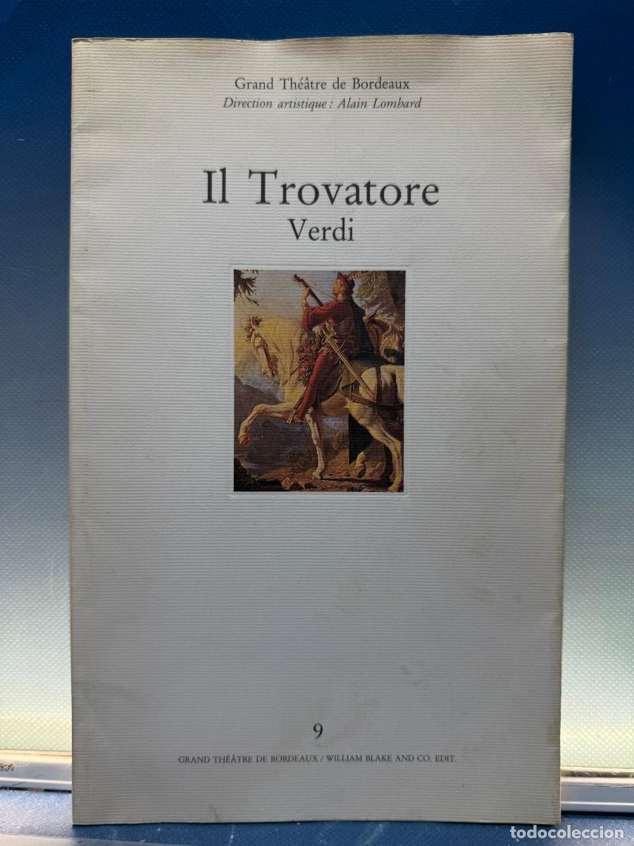 Libros de segunda mano: I1 Trovatore Verdi - Libro - Foto 1