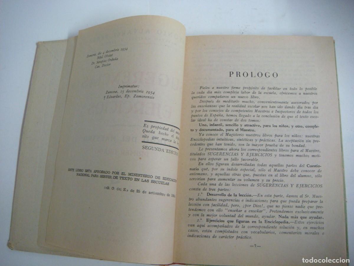 Libros de segunda mano: LIBRO SUGERENCIAS Y EJERCICIOS LIBRO DEL MAESTRO DE ALVAREZ 1-&ordm; GRADO A&Ntilde;O 1956-(&) - Foto 3