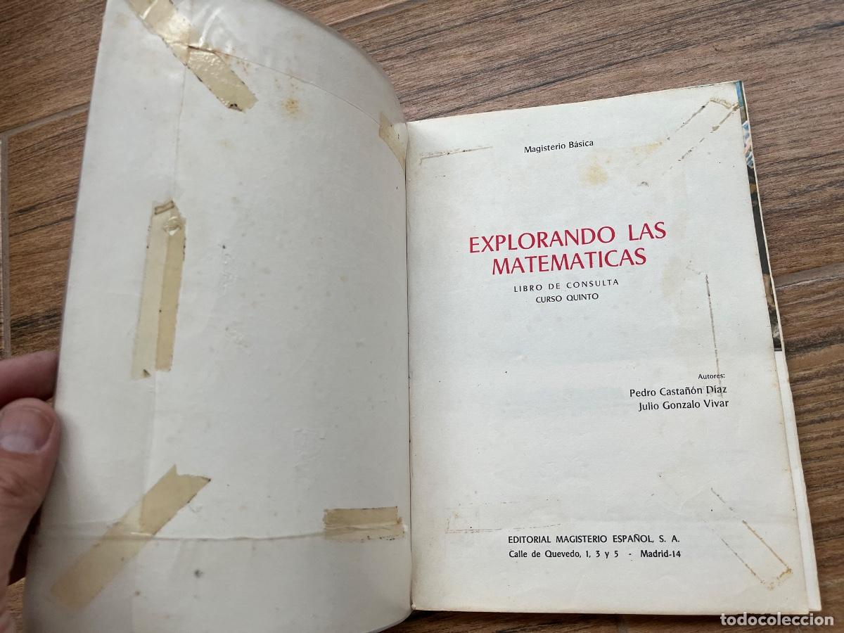 Libros de segunda mano: EXPLORANDO LAS MATEM&Aacute;TICAS 5 - MAGISTERIO ESPA&Ntilde;OL - Foto 7