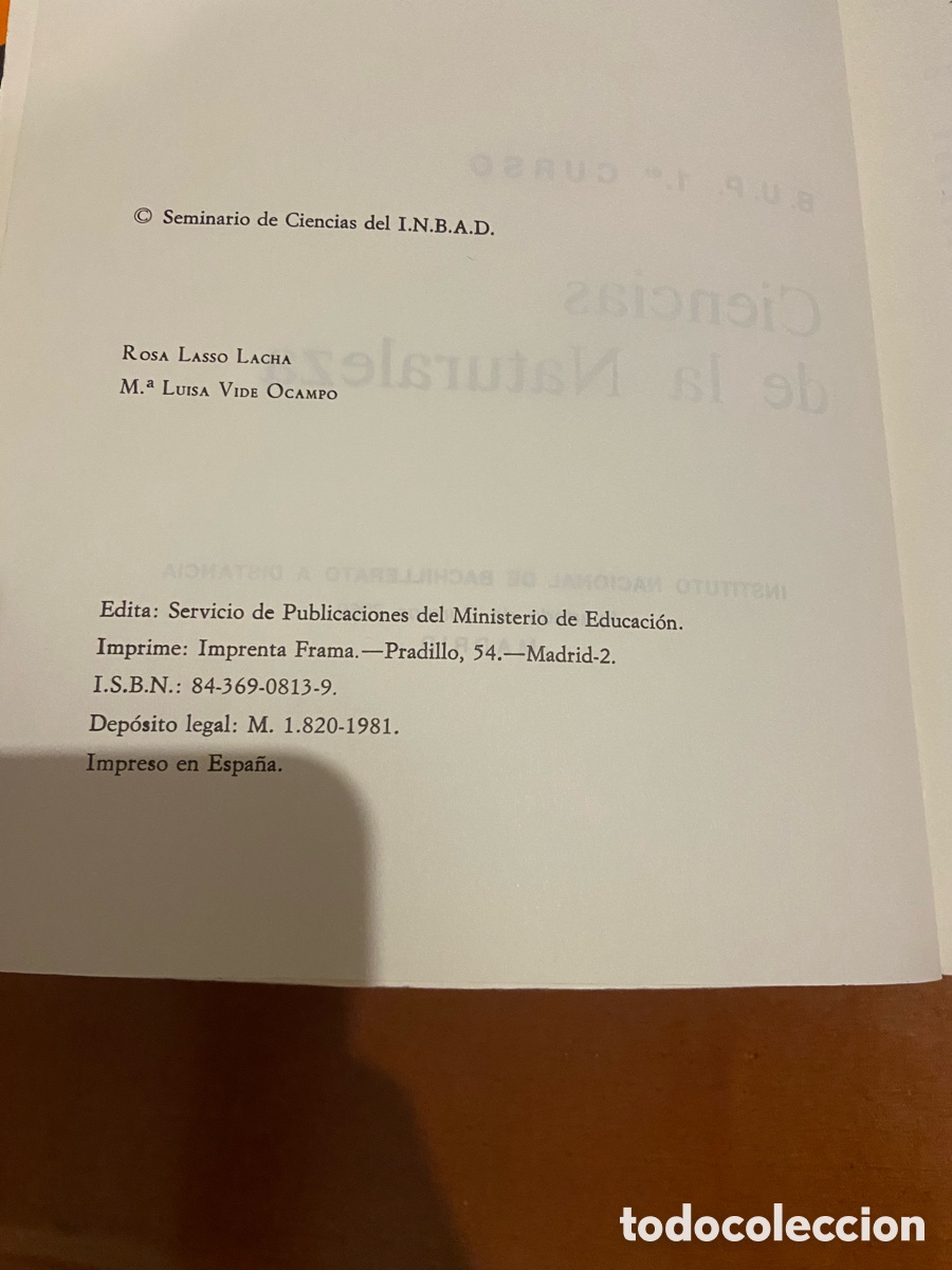 Libros de segunda mano: Ciencias de la Naturaleza. - Foto 4