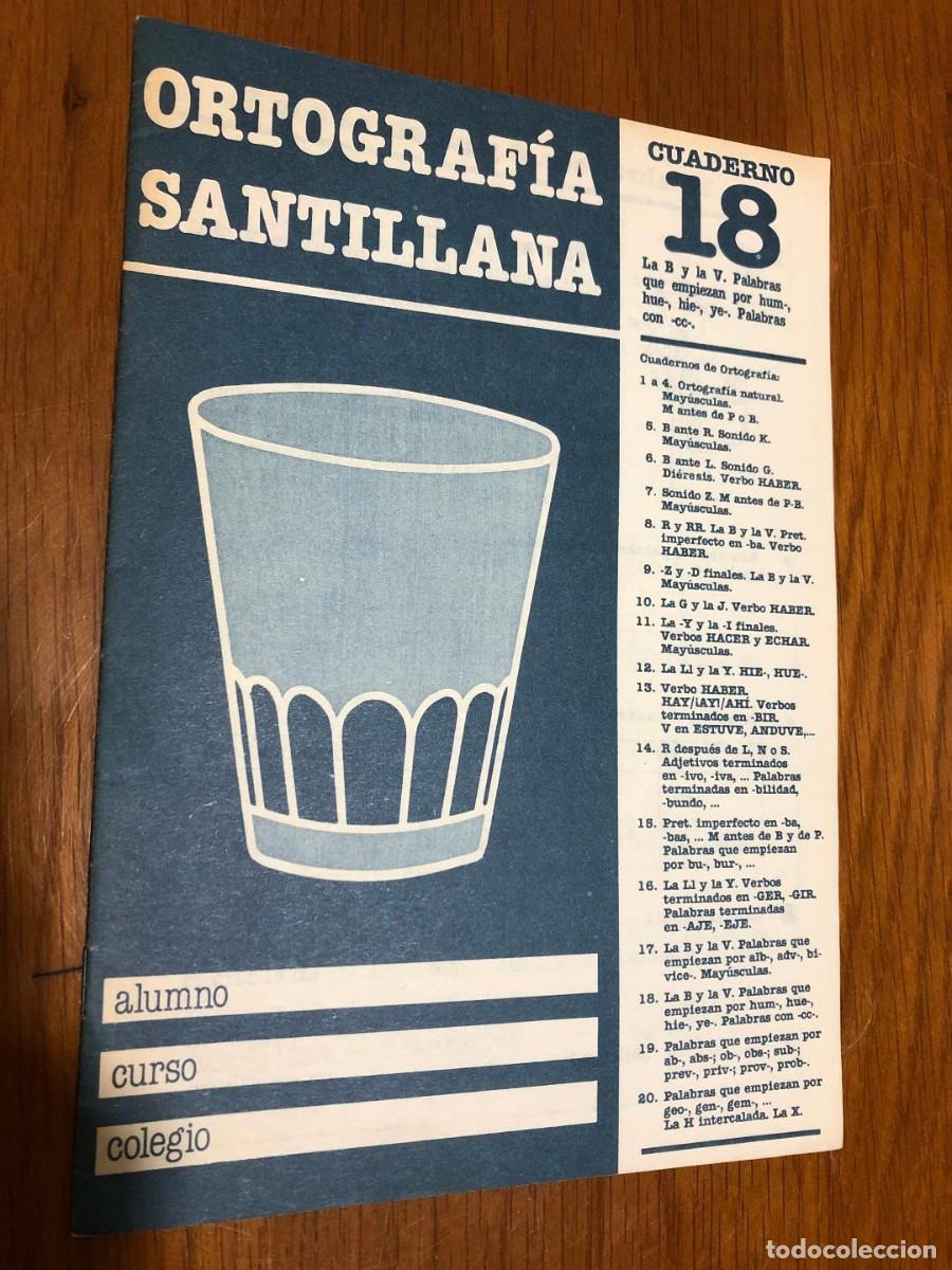 Libros de segunda mano: Cuadernillo libro Ortograf&iacute;a Santillana 18 - Foto 1