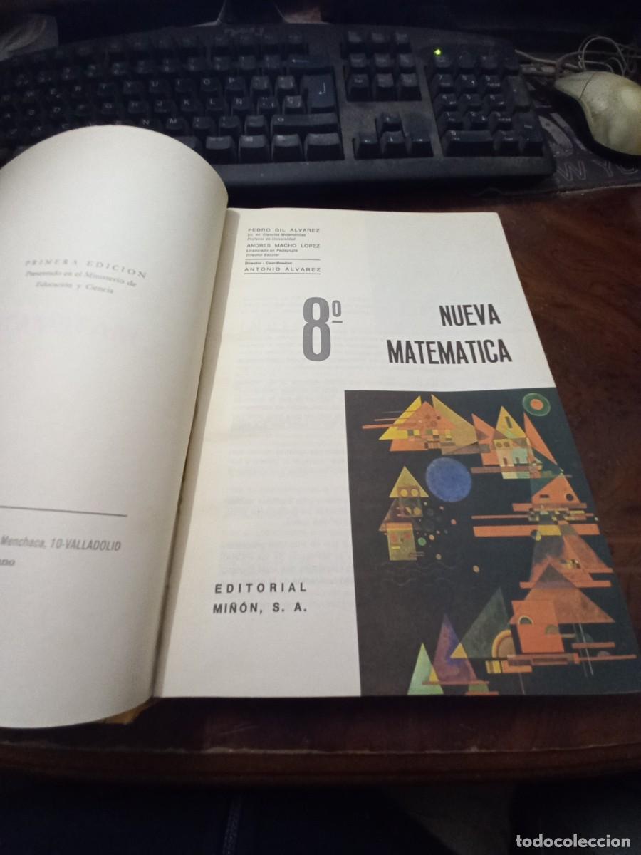 Libros de segunda mano: Nueva Matem&aacute;tica 8&ordm; E.G.B. Alvarez. Editorial Mi&ntilde;on 1.974 - Foto 3