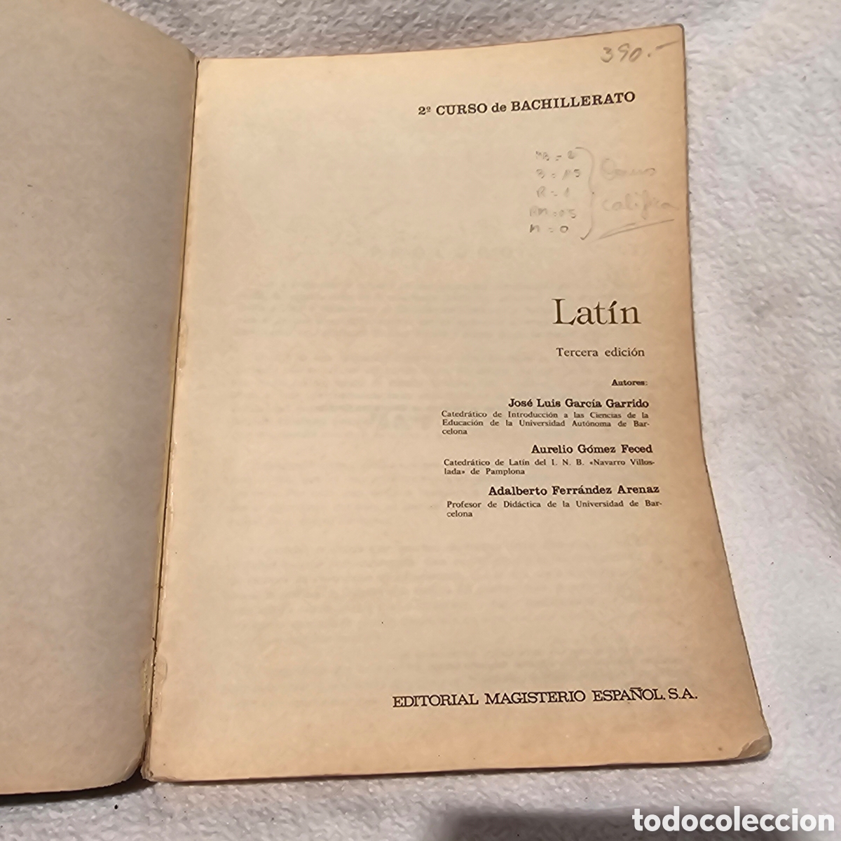 Libros de segunda mano: LATIN 2&deg; CURSO BACHILLERATO - Foto 2