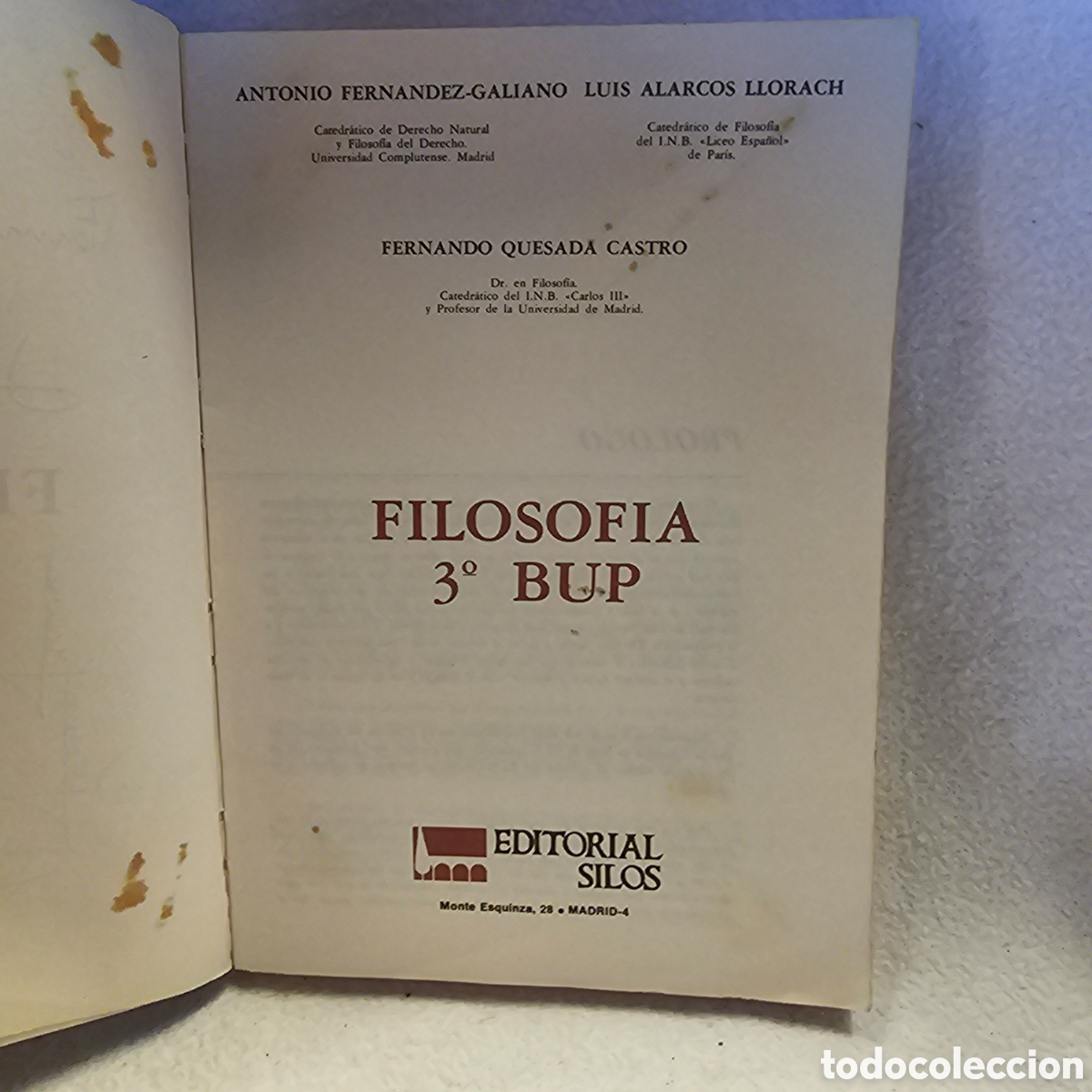 Libros de segunda mano: FILOSOFIA 3&deg; BUP ED SILOS - Foto 3