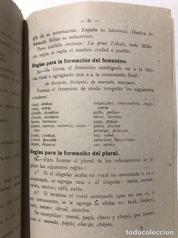 Libros de segunda mano: CURSO DE GRAM&Aacute;TICA EXPLICADA / RICARDO RUIZ CARNERO / ED. HERNANDO 1942 - Foto 3