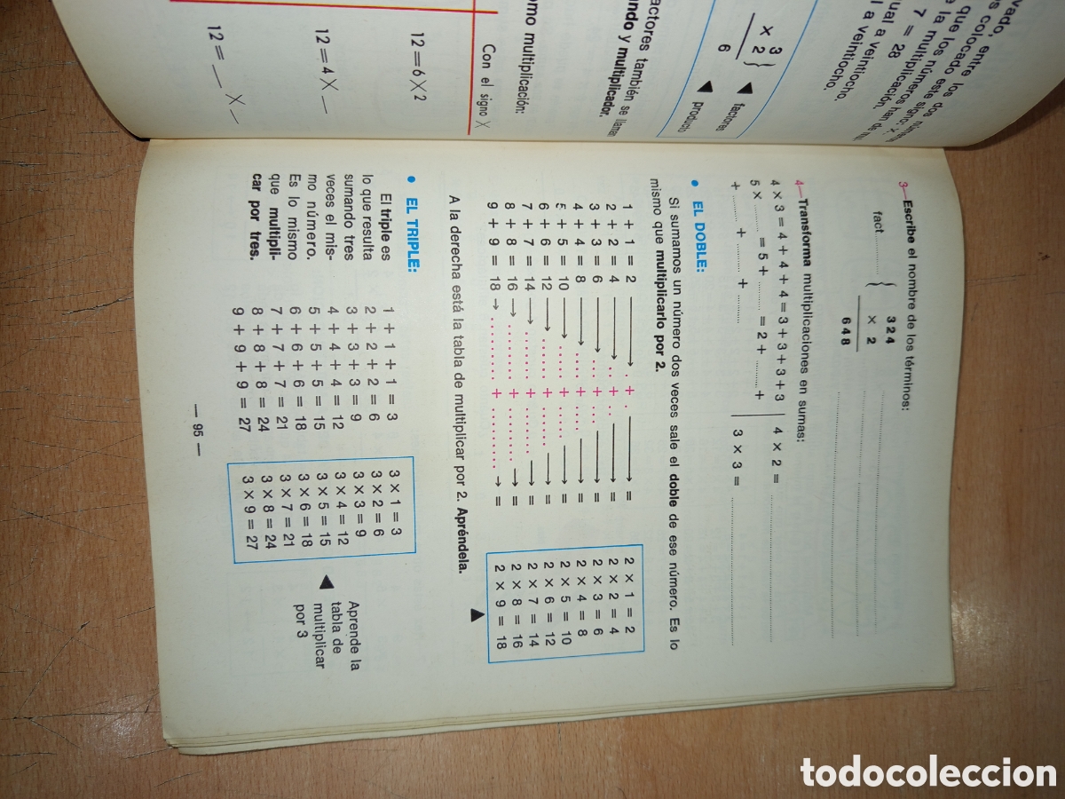 Libros de segunda mano: Matem&aacute;ticas 2&deg;EGB. Editorial Mi&ntilde;&oacute;n. - Foto 2