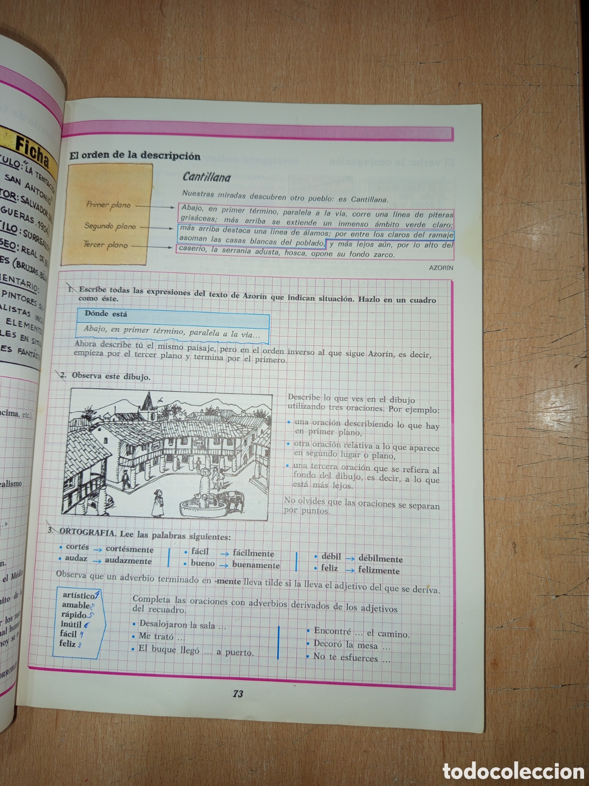 Libros de segunda mano: Lenguaje 7&deg;EGB. Editorial Santillana. - Foto 2