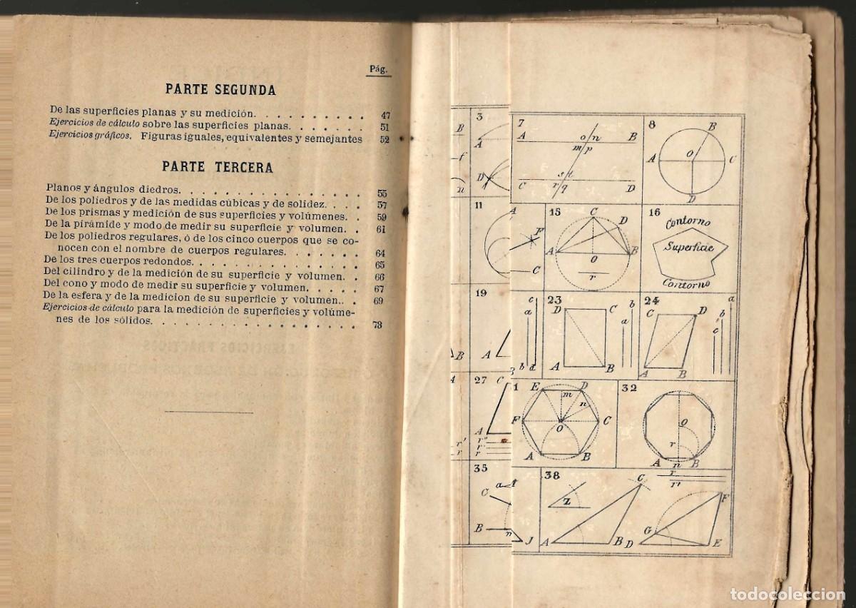 Libros de segunda mano: ELEMENTOS DE GEOMETR&Iacute;A .GIR&Oacute; Y MIR&Oacute; 1886 - Foto 3