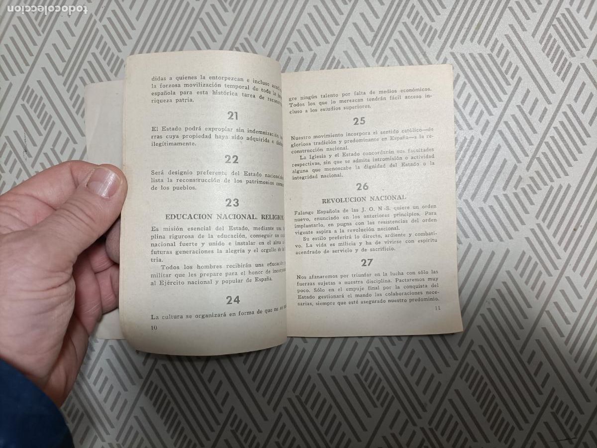 Libros de segunda mano: Libro pol&iacute;tico. Dotrina F.E de las J.O.N.S - Foto 4