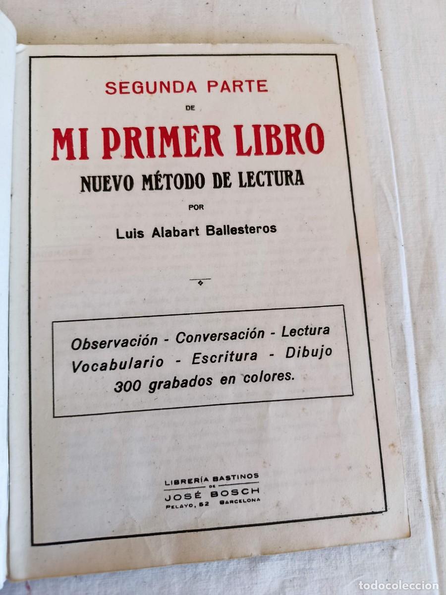 Libros de segunda mano: Libro escolar antiguo Mi primer libro Segunda parte - Foto 2