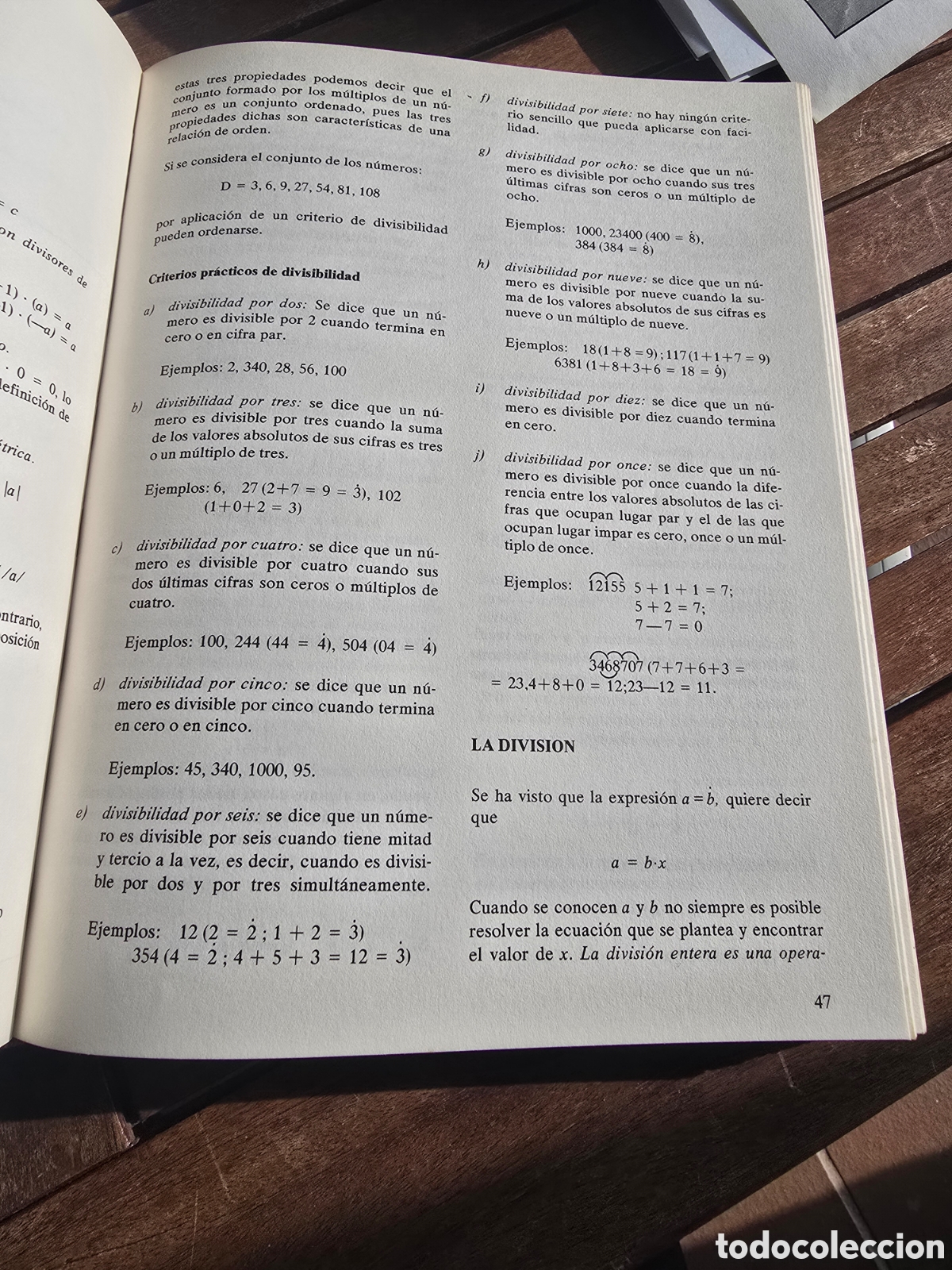 Libros de segunda mano: MATEM&Aacute;TICAS. ANTONIO ASENSIO FUENTES. EDICIONES AFHA 1978 LIBRO DE TEXTO - Foto 7