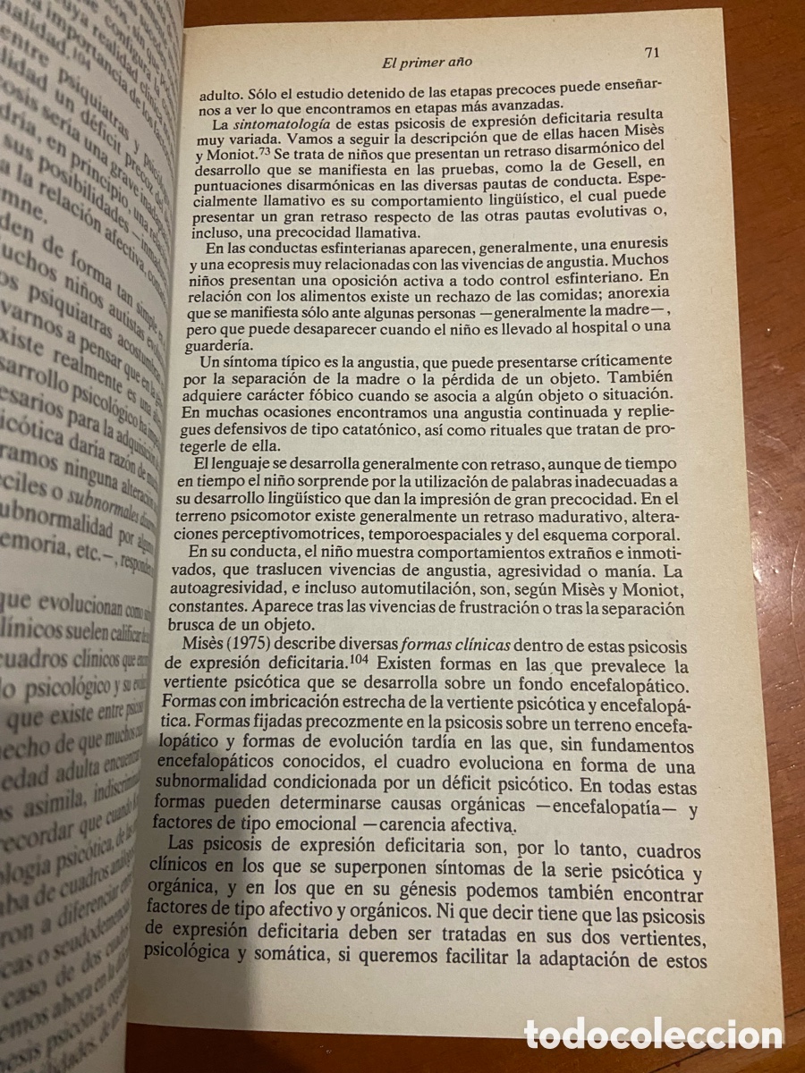 Libros de segunda mano: Libro de texto sobre psicopatolog&iacute;a evolutiva. - Foto 2