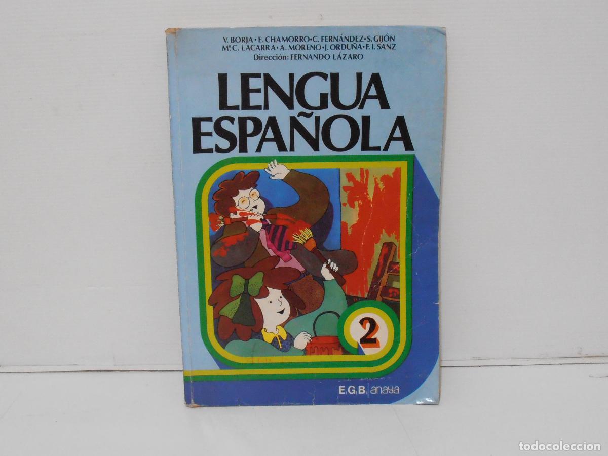 Libros de segunda mano: LIBRO DE TEXTO, LENGUA ESPA&Ntilde;OLA 2&ordm; EGB, ANAYA - Foto 1